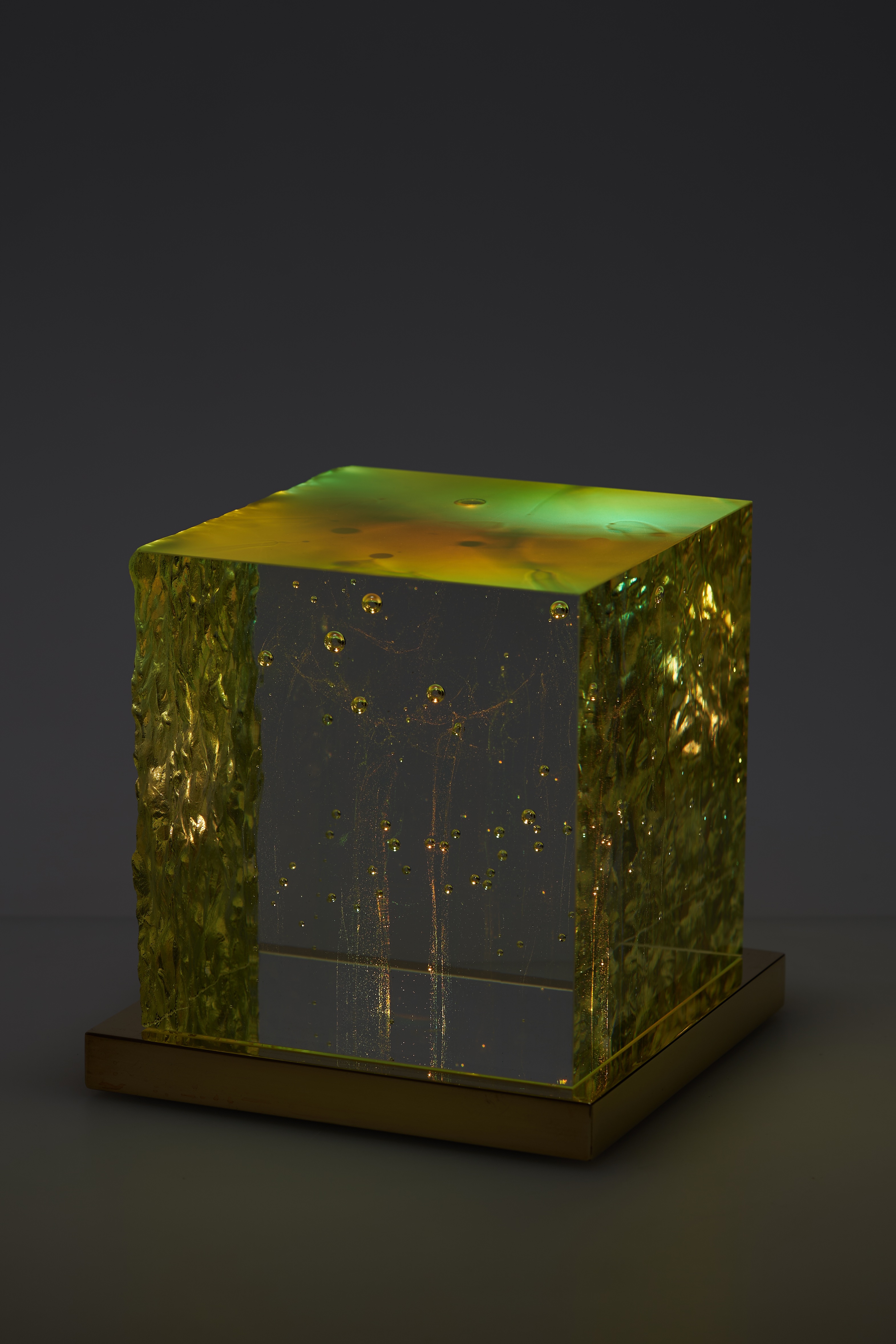 1.5MT 1 – kiln-cast optical glass sculpture, Christian Schneider-Moll