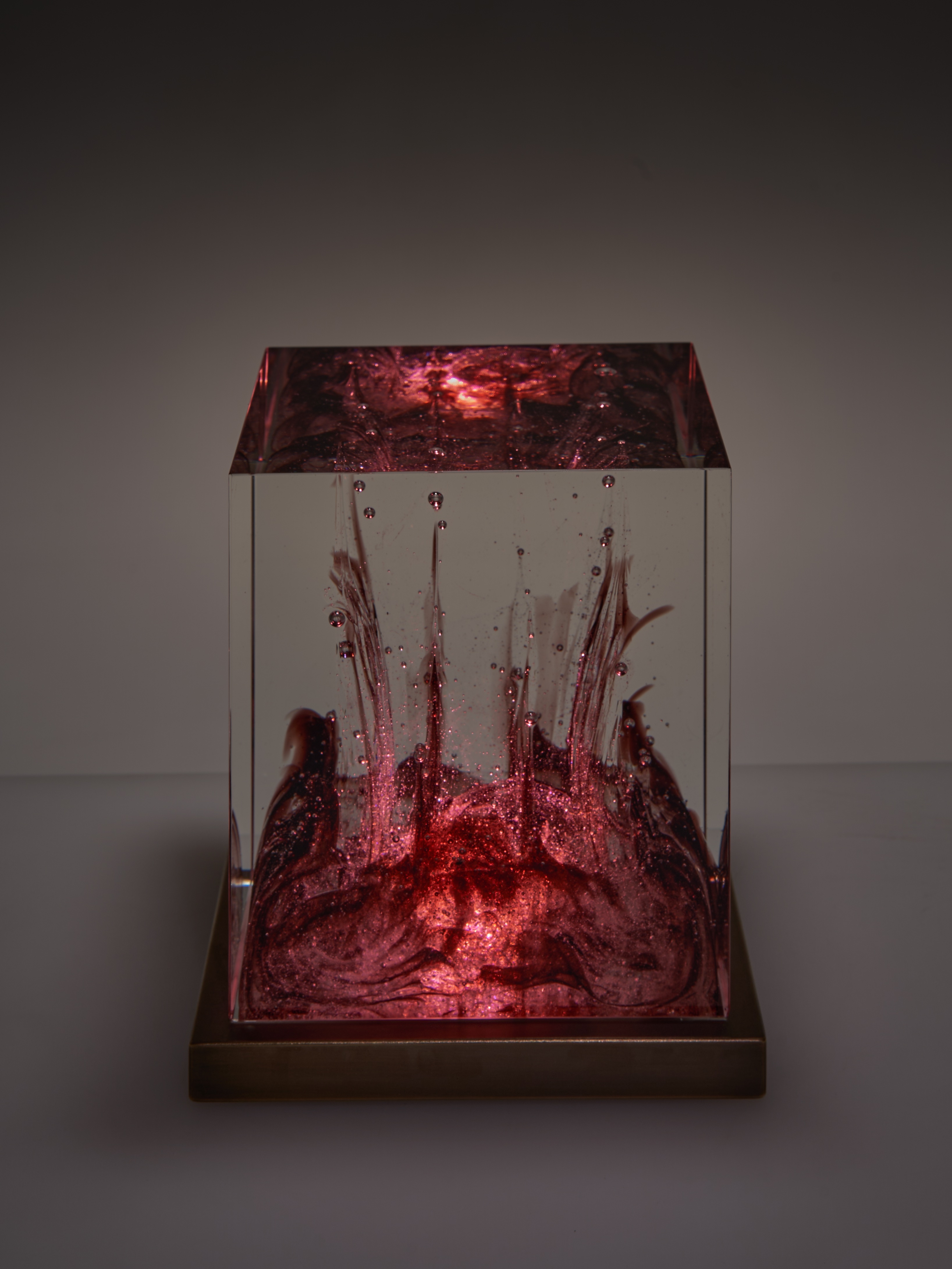 1.5Q 39 – kiln-cast optical glass sculpture, Christian Schneider-Moll