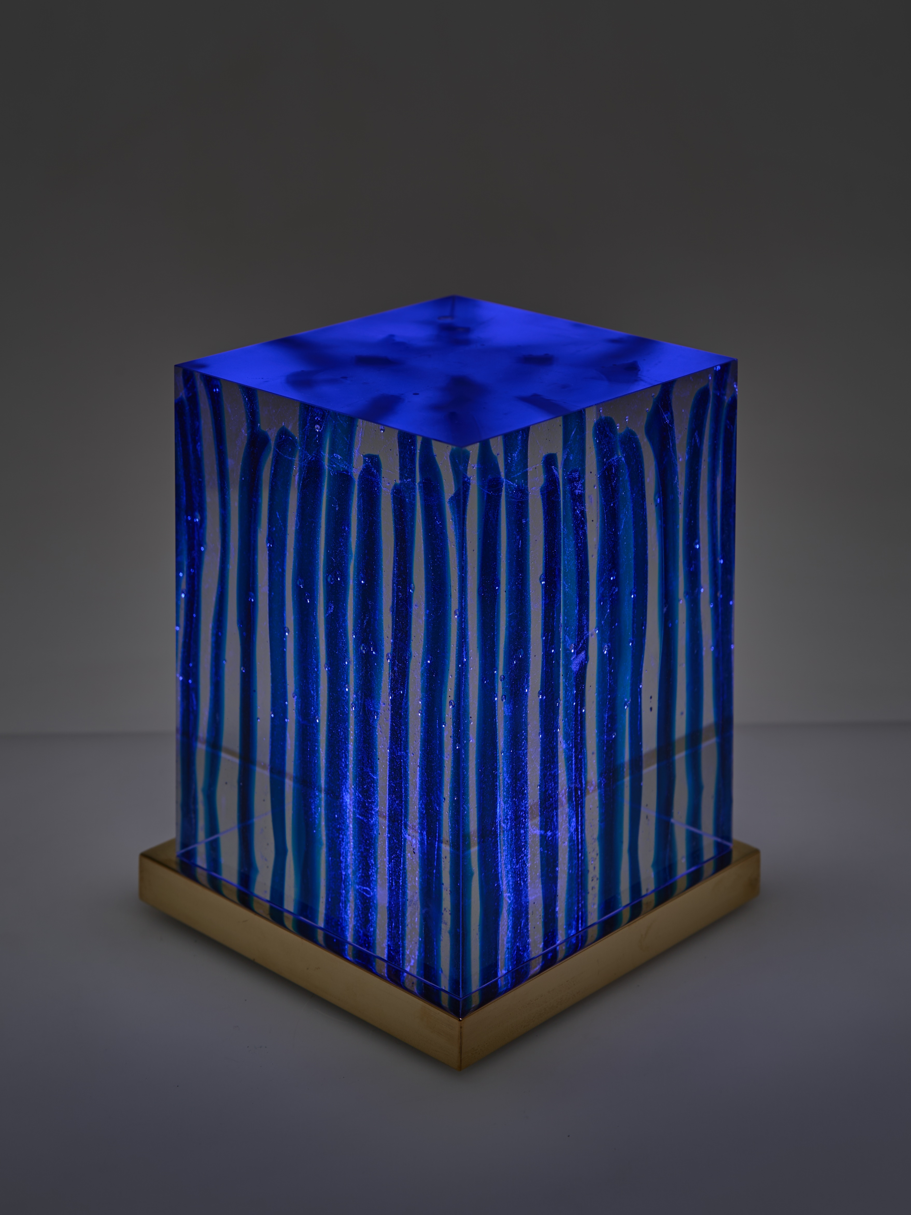 1.5Q 44 – kiln-cast optical glass sculpture, Christian Schneider-Moll