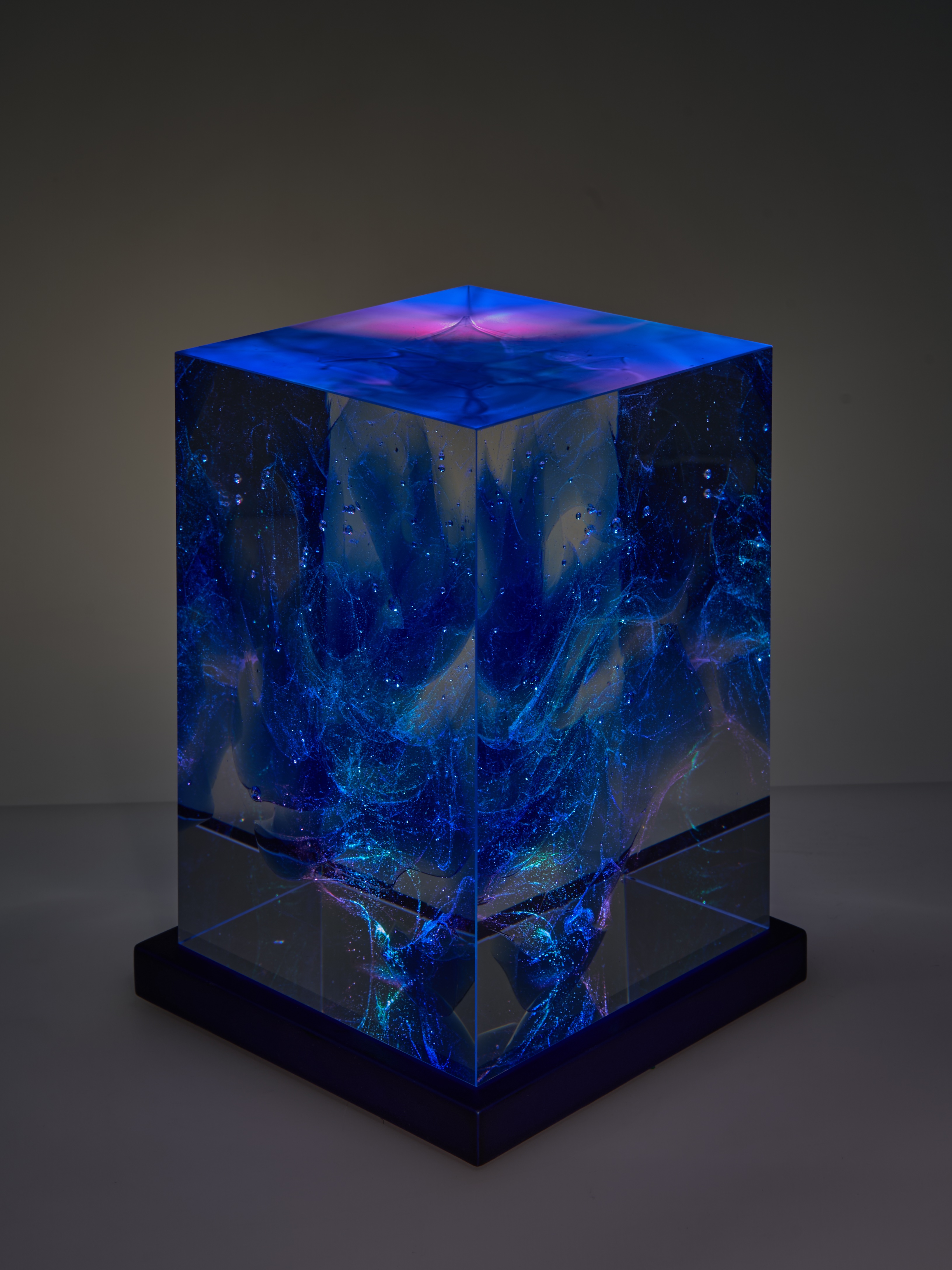 1.5QH 17 – kiln-cast optical glass sculpture, Christian Schneider-Moll